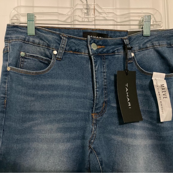 Tummy Tuck Jeans by Tahari - Picture 3 of 8